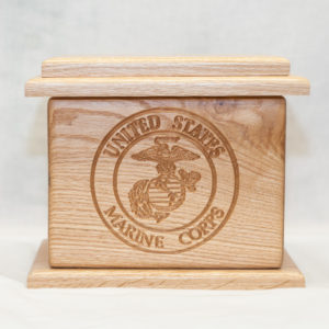 Wood Urn, burial urn, custom urn ,discount urn, Military urns
